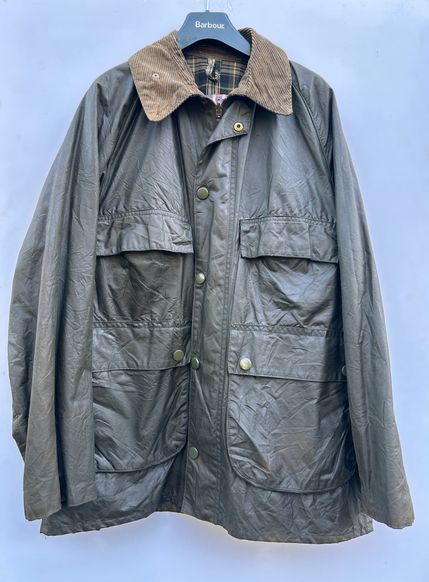 RARO Barbour Bedale verde cerato C36/91 CM  Bedale C36 four pockets Waxed Jacket