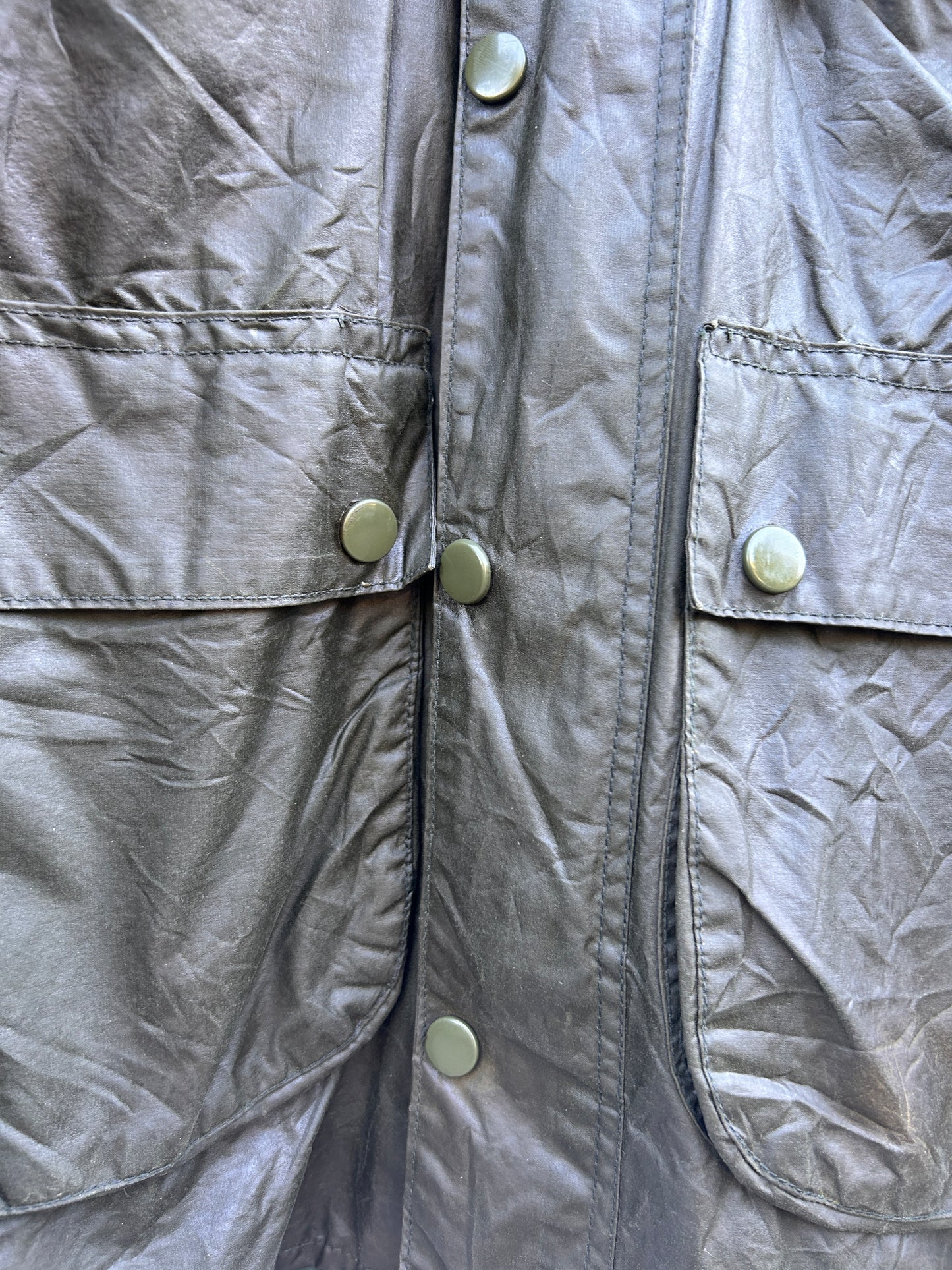 RARO Barbour Bedale verde cerato C36/91 CM  Bedale C36 four pockets Waxed Jacket