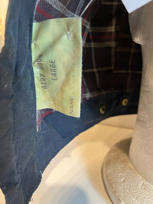 Cappuccio Barbour blu cerato Taglia Unica navy Waxed Hood