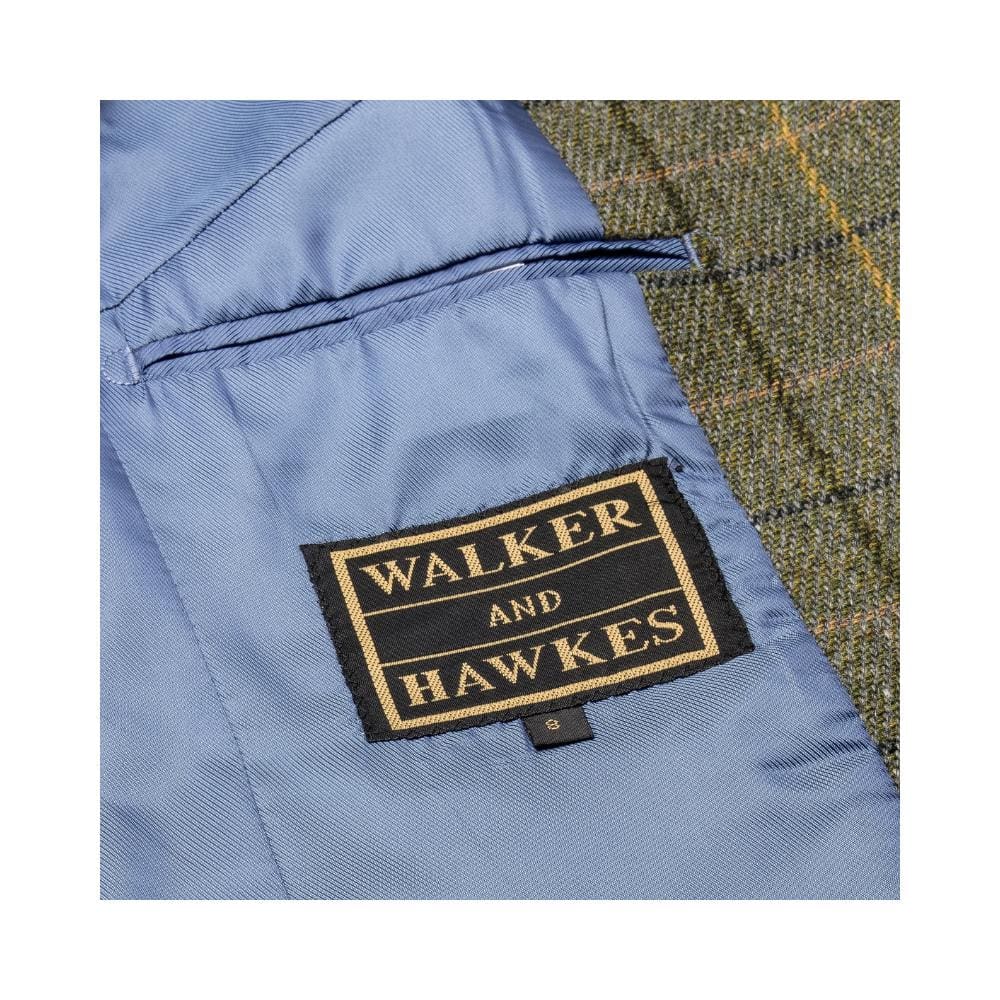 Giacca Blazer inglese da donna in tweed verde - Lady Derby Tweed Green Blazer