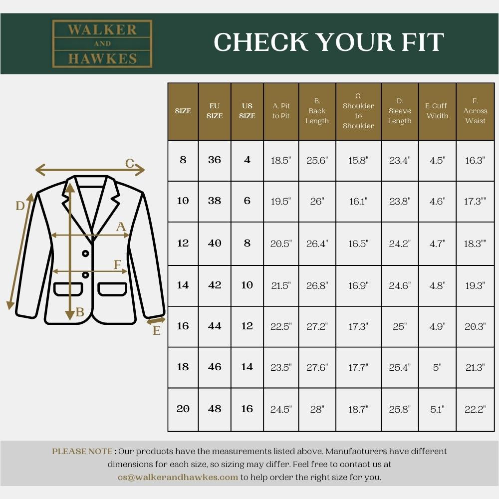 Giacca Blazer inglese da donna in tweed verde - Lady Derby Tweed Green Blazer
