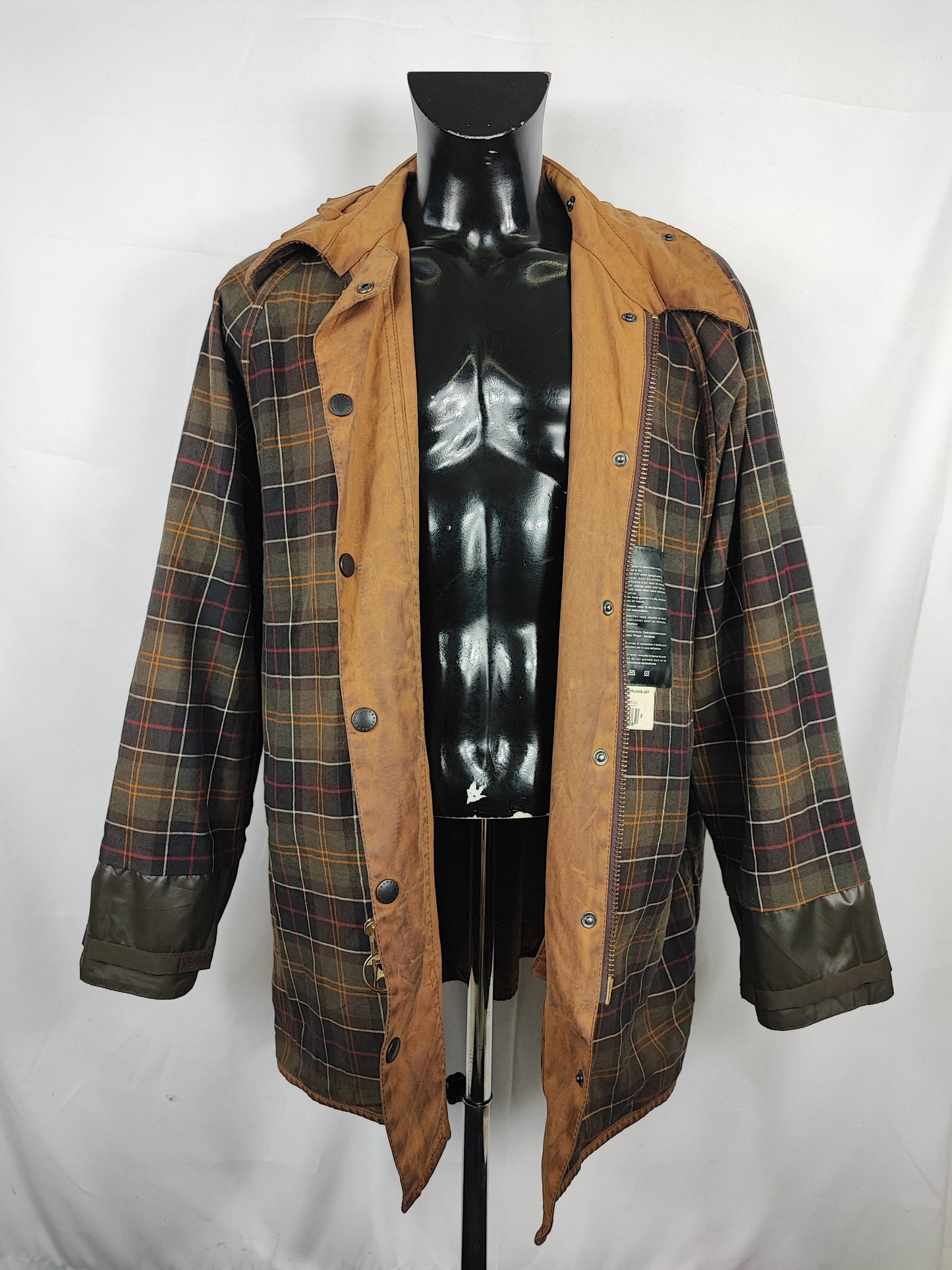 Barbour Giacca Moorland Beige C46/117 cm Xlarge - Sandstone Classic Moorland Waxed jacket Size C46