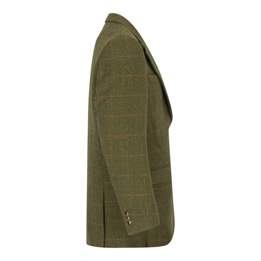 Giacca Blazer inglese in tweed verde scuro - Man Windsor Dark Sage Blazer Jacket