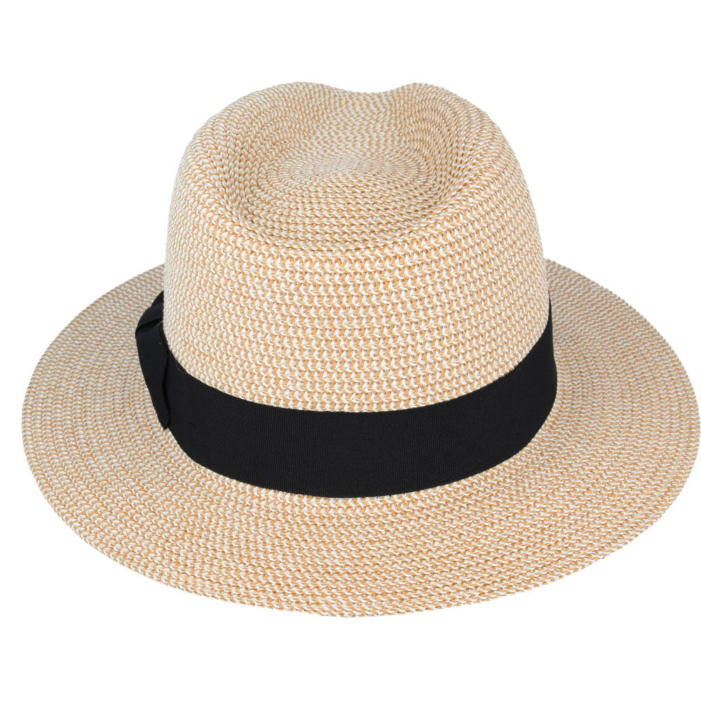 Cappello Fedora Unisex Beige inglese estivo di paglia - Summer English Paper Straw Fedora Hat - Shop In London