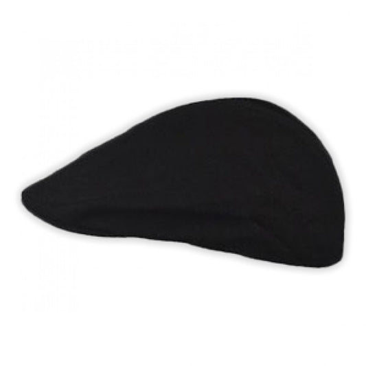 Coppola nuova inglese colore nero in lino Varie Misure Linen Black Flat Cap - Shop In London