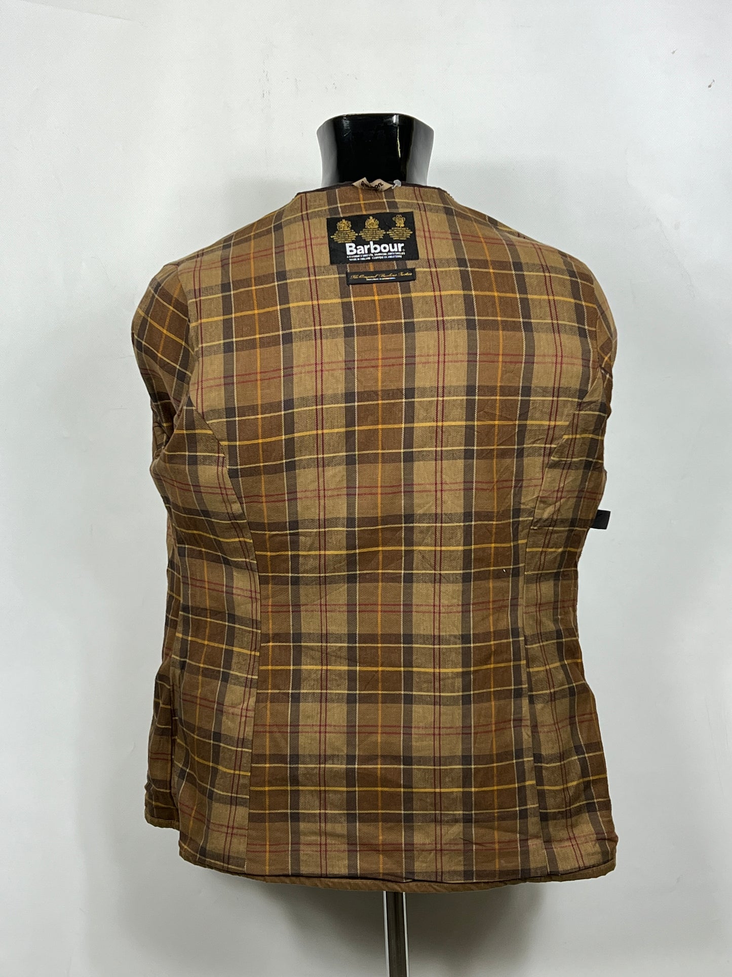 Giacca Barbour donna Beige corta UK14  Beige waxed lady jacket size Medium