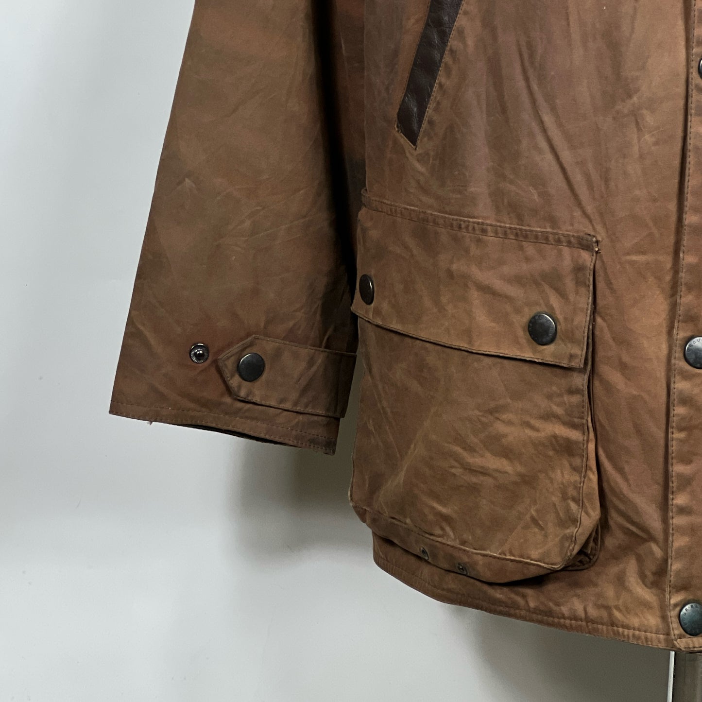 Barbour Giacca Uomo Bushman Marrone Medium- Man Wax Brown Jacket Size M