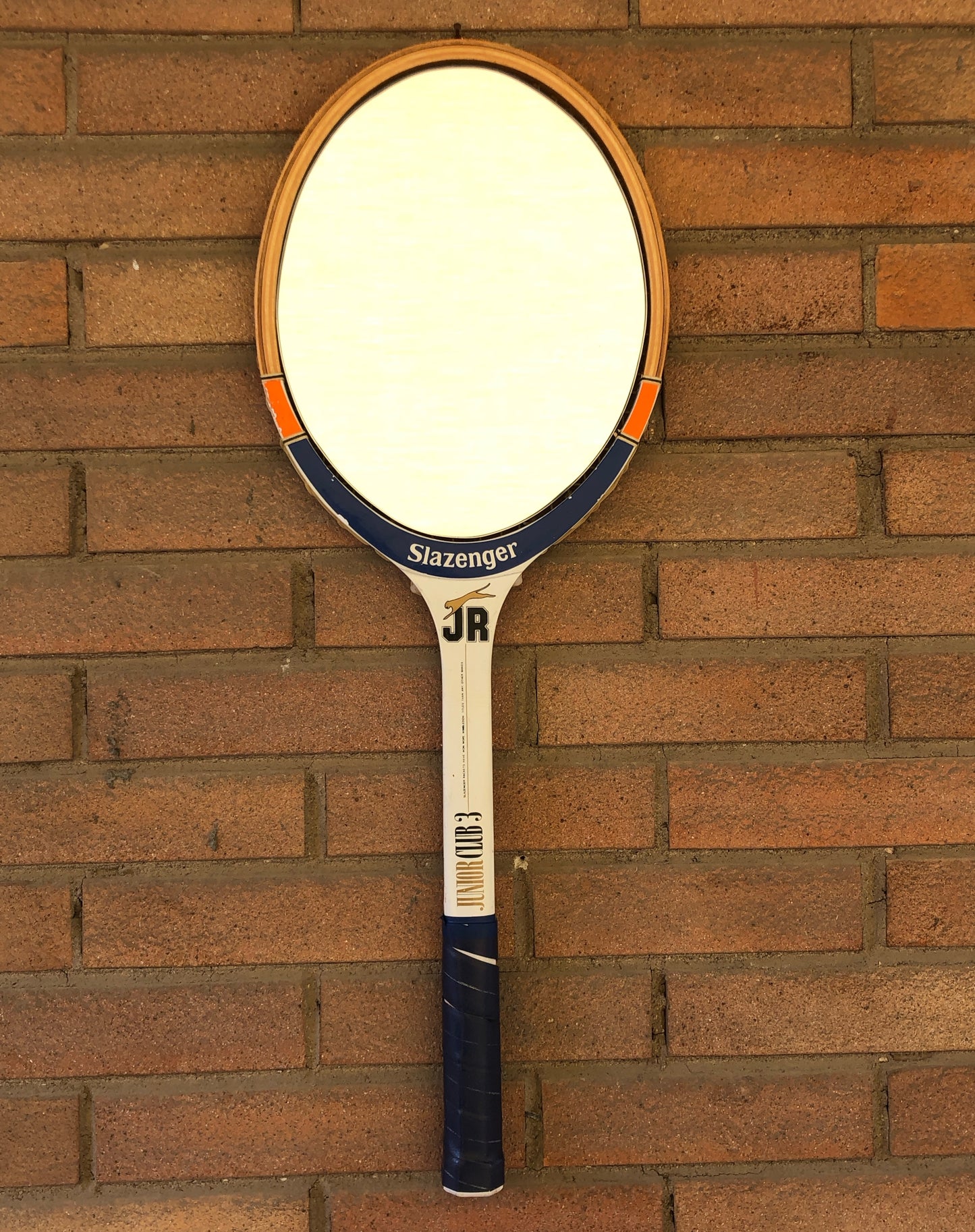 Racchetta da Tennis Vintage Slazenger in Legno con Specchio- Vintage Mirror wood Racket