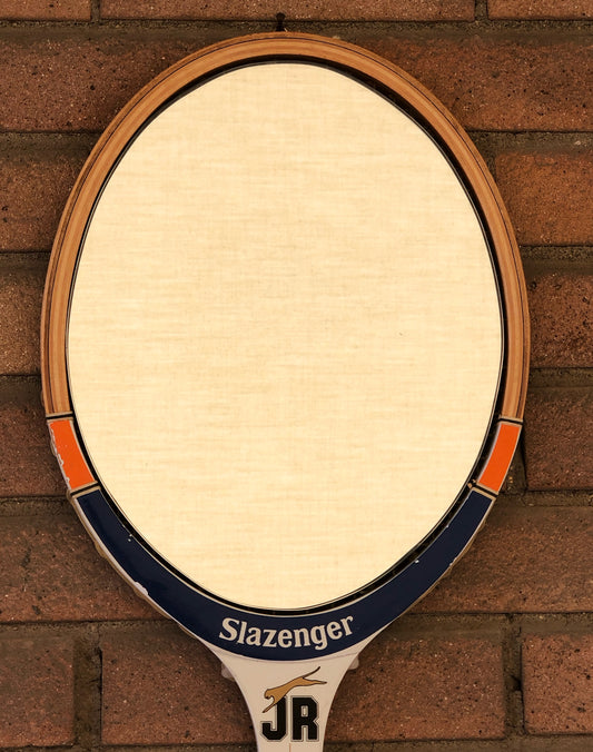 Racchetta da Tennis Vintage Slazenger in Legno con Specchio- Vintage Mirror wood Racket