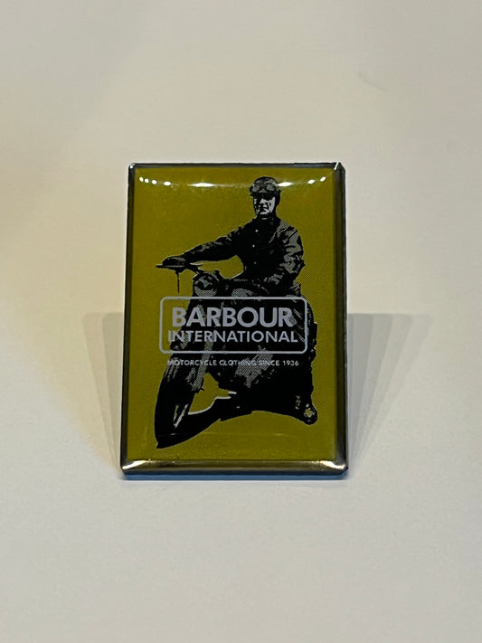 Spilla Barbour International Uomo in moto