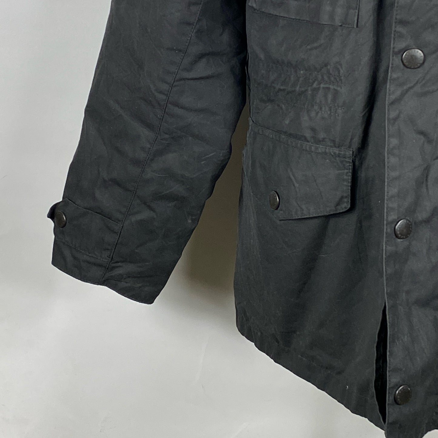 Barbour Giacca Uomo Sapper Nera cerata Medium - Black Sapper Wax Jacket Size M