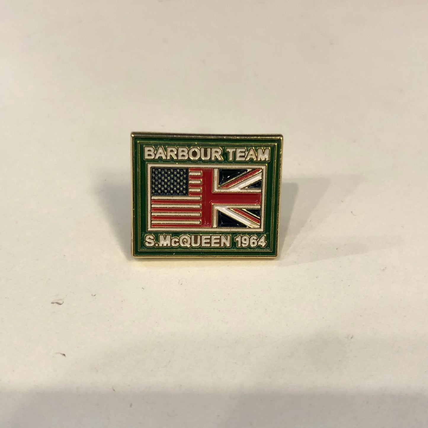 Spilla Barbour International Steve Mc queen - SMQ 1964 Pin