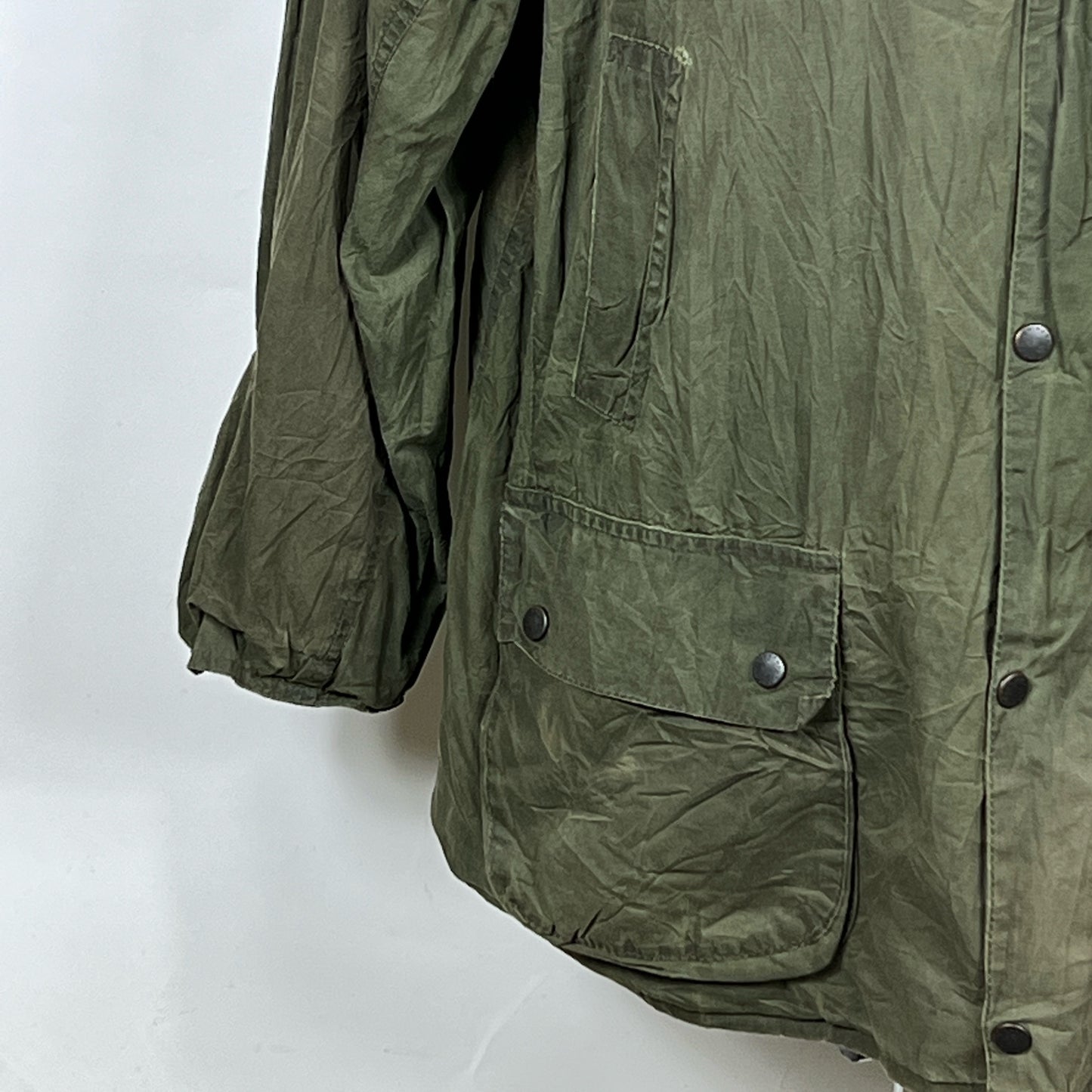 Giacca Uomo Barbour Cerata Verde Uomo XXLarge Beaumont Green Man Jacket Size 2xL