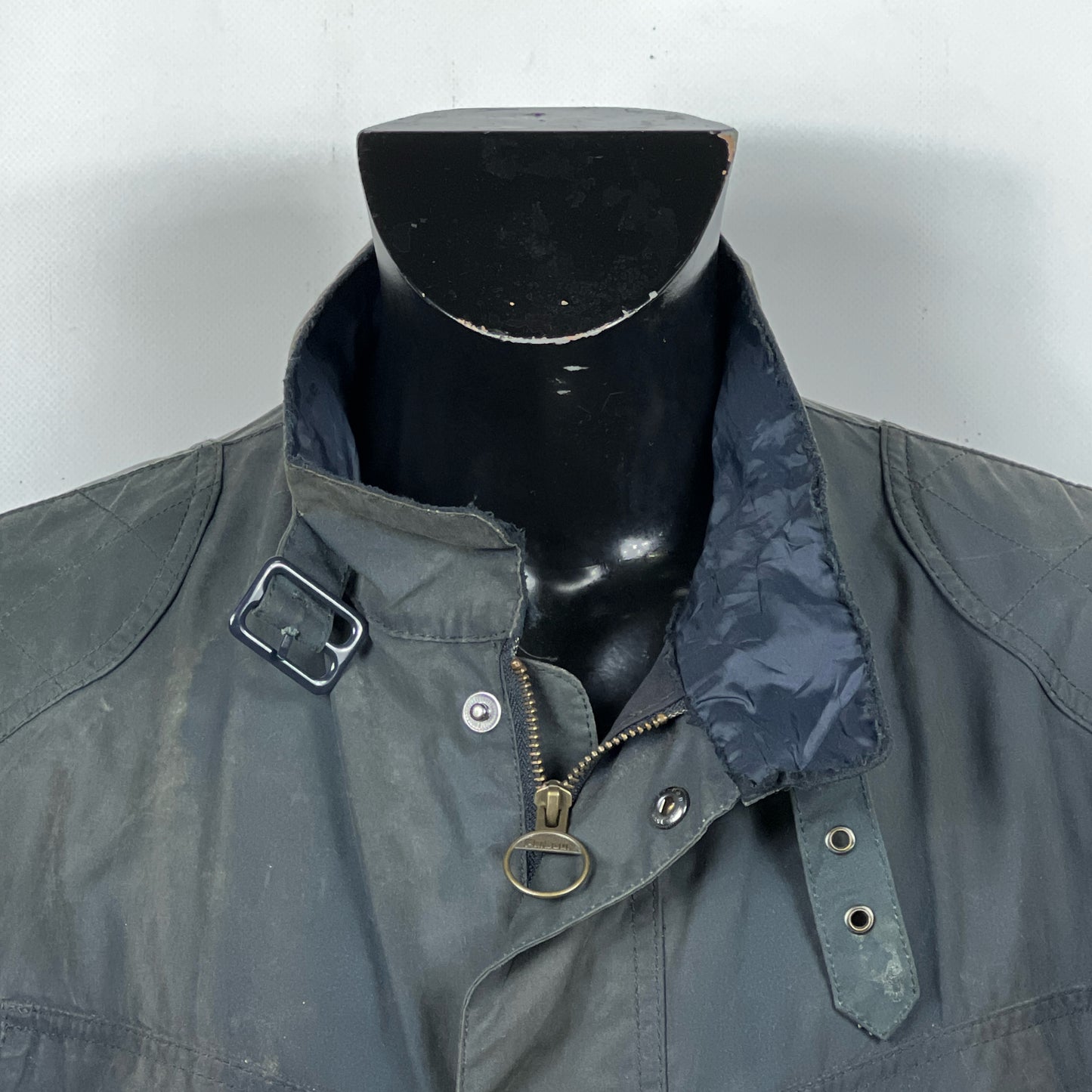 Giacca Barbour International blu XLarge Man Navy Simonside Union Jack Jacket XL