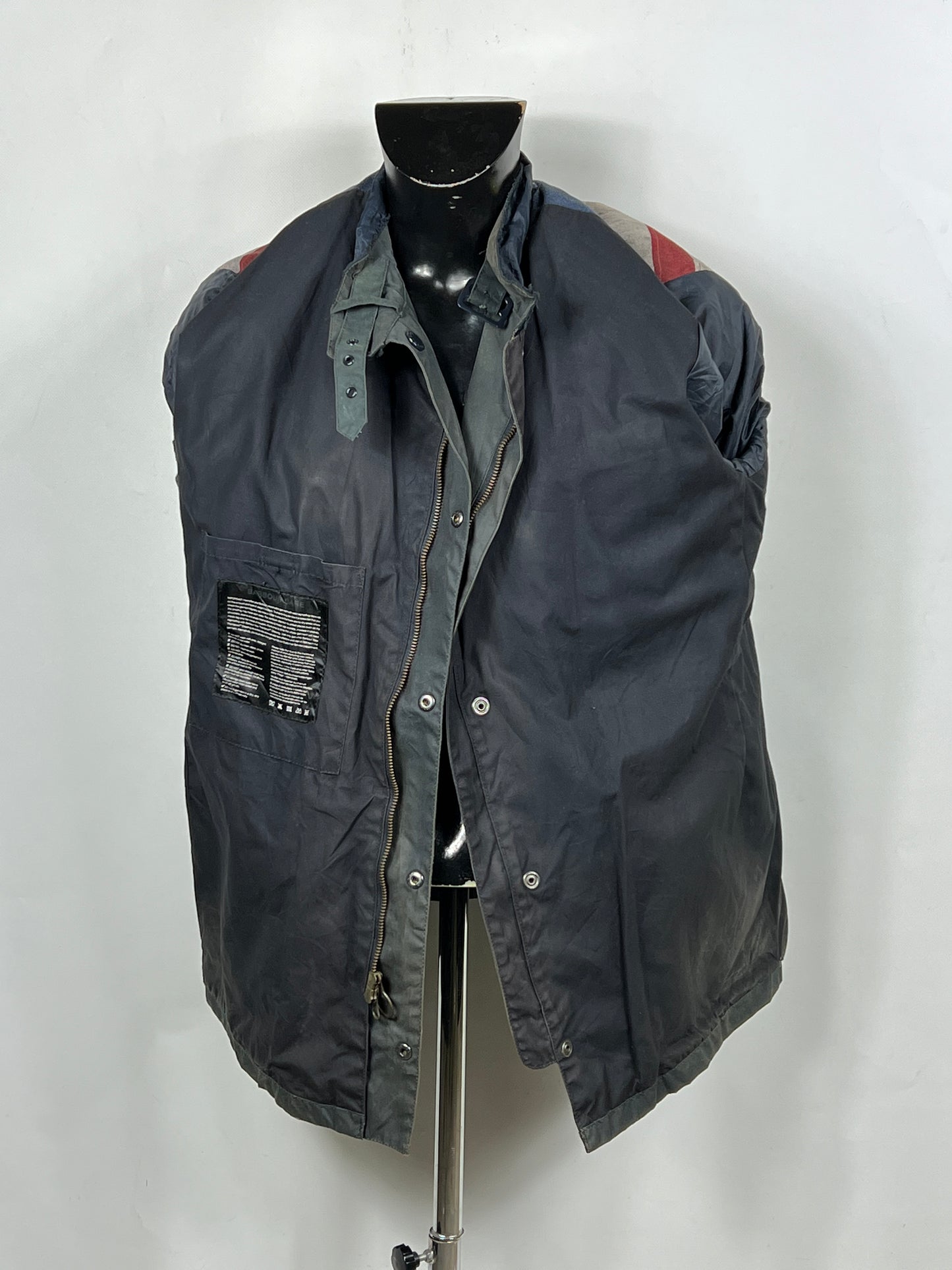 Giacca Barbour International blu XLarge Man Navy Simonside Union Jack Jacket XL