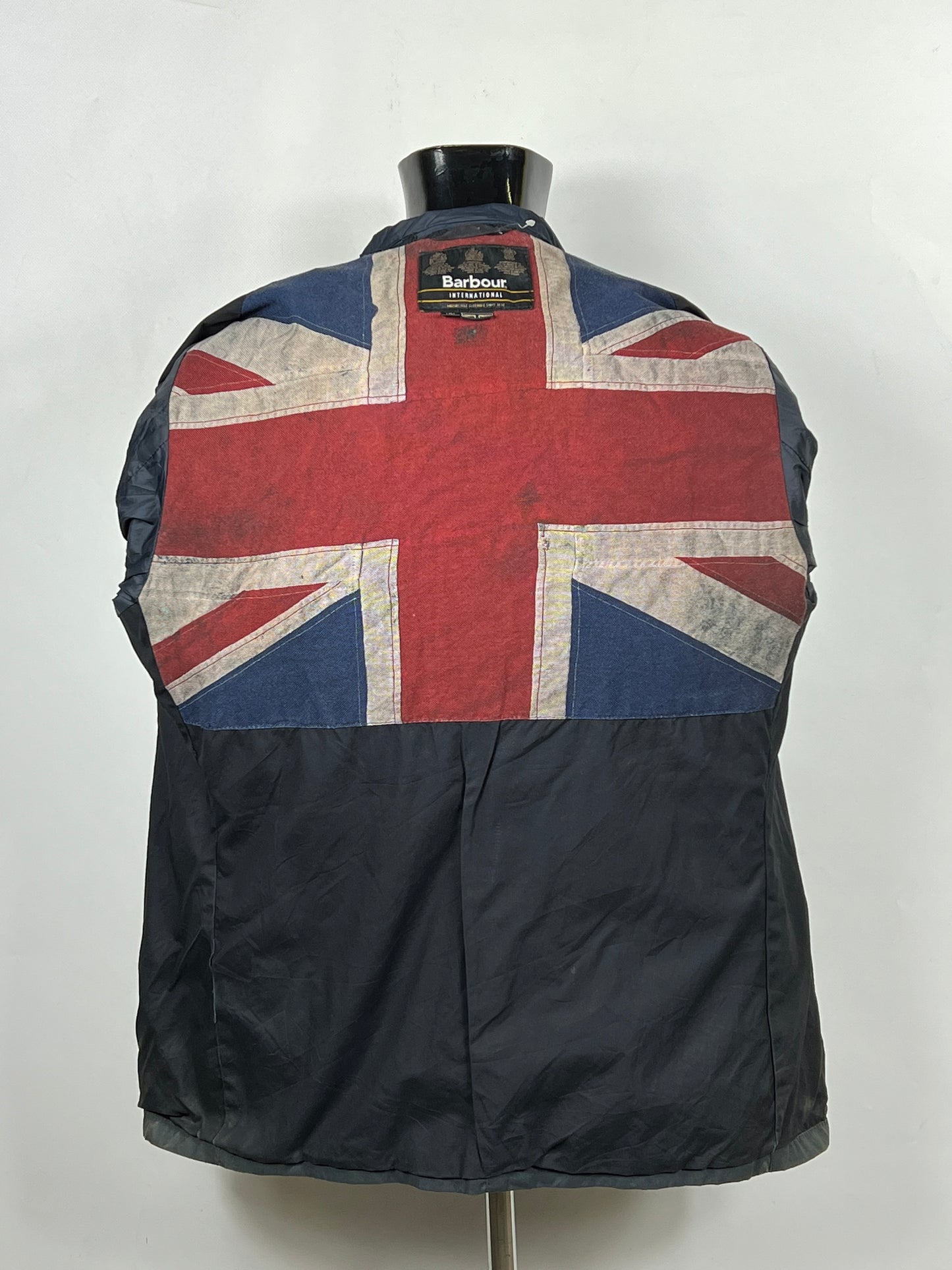Giacca Barbour International blu XLarge Man Navy Simonside Union Jack Jacket XL
