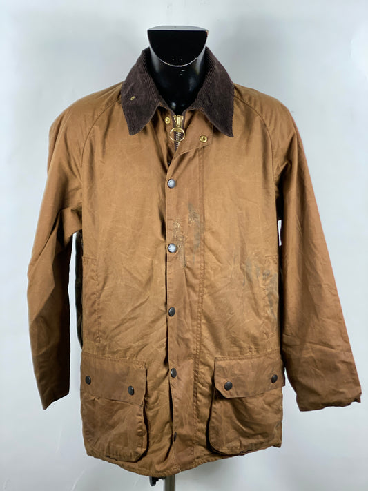 Giacca Barbour Beaufort vintage beige C44/112 cm Large - Light Brown Wax Jacket L