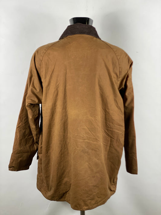 Giacca Barbour Beaufort vintage beige C44/112 cm Large - Light Brown Wax Jacket L