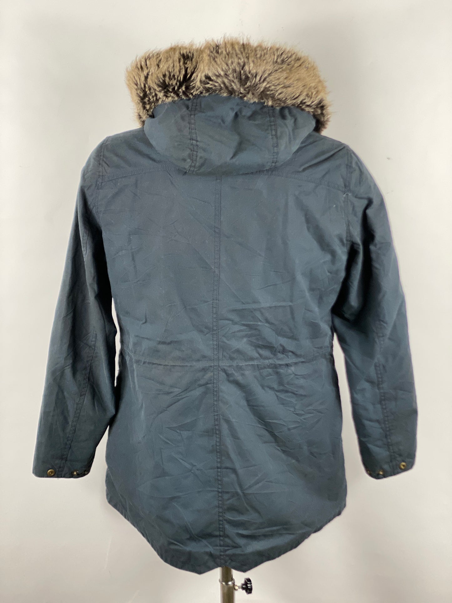 Giacca Barbour donna blu cerata e imbottita tg. 44 UK14 Medium Kelsall Navy Wax jacket