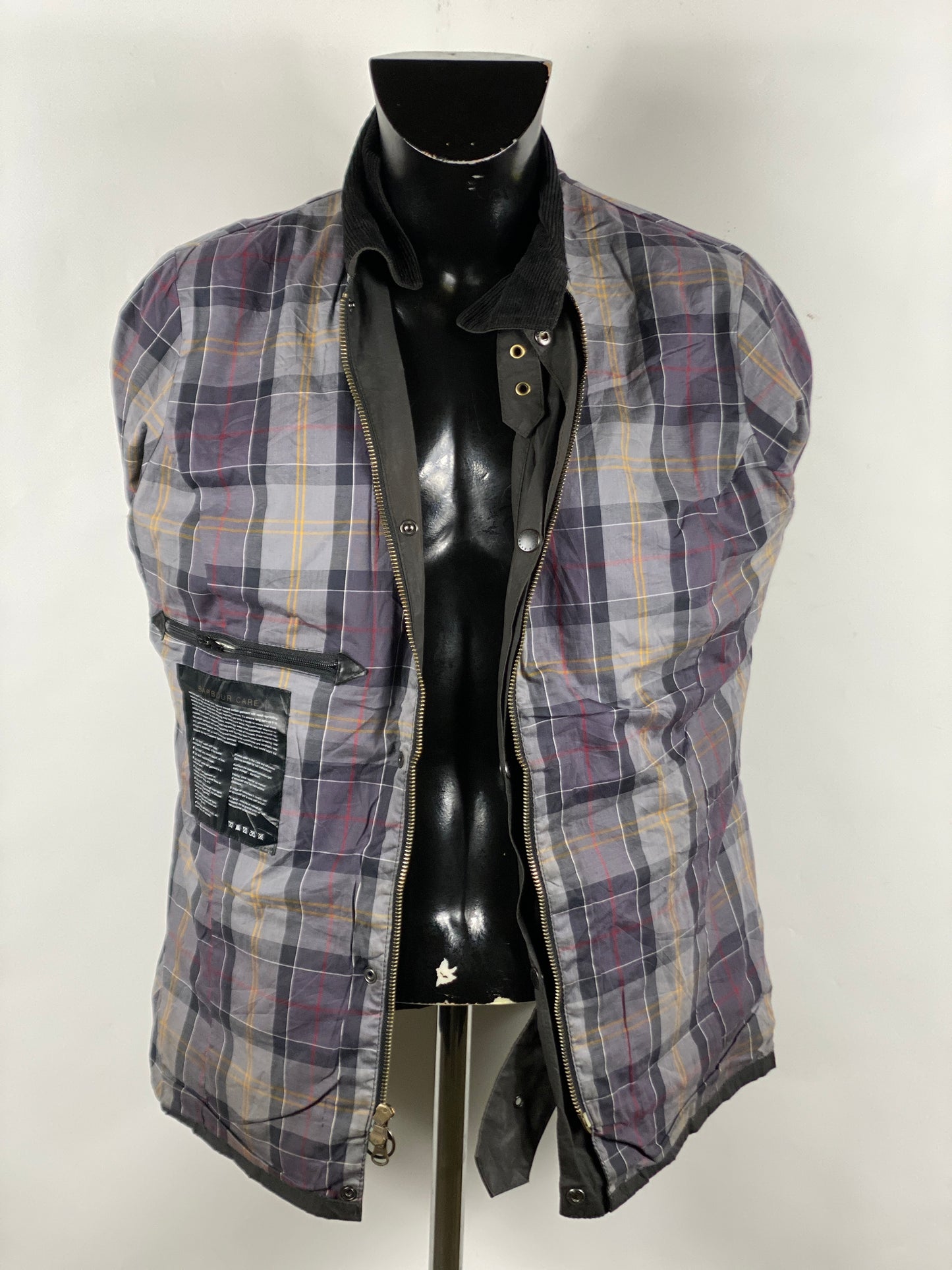 Giacca Barbour Nera Flyweight Wax Amelia Medium -Wax Black Jacket Uk14