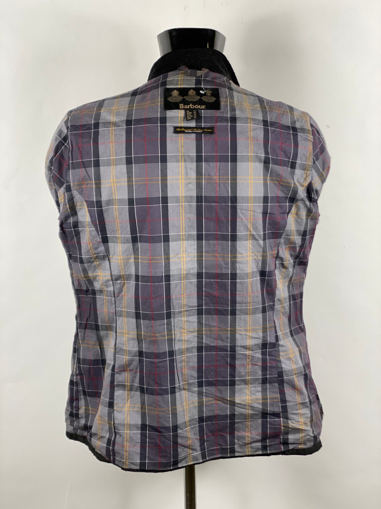 Giacca Barbour Nera Flyweight Wax Amelia Medium -Wax Black Jacket Uk14