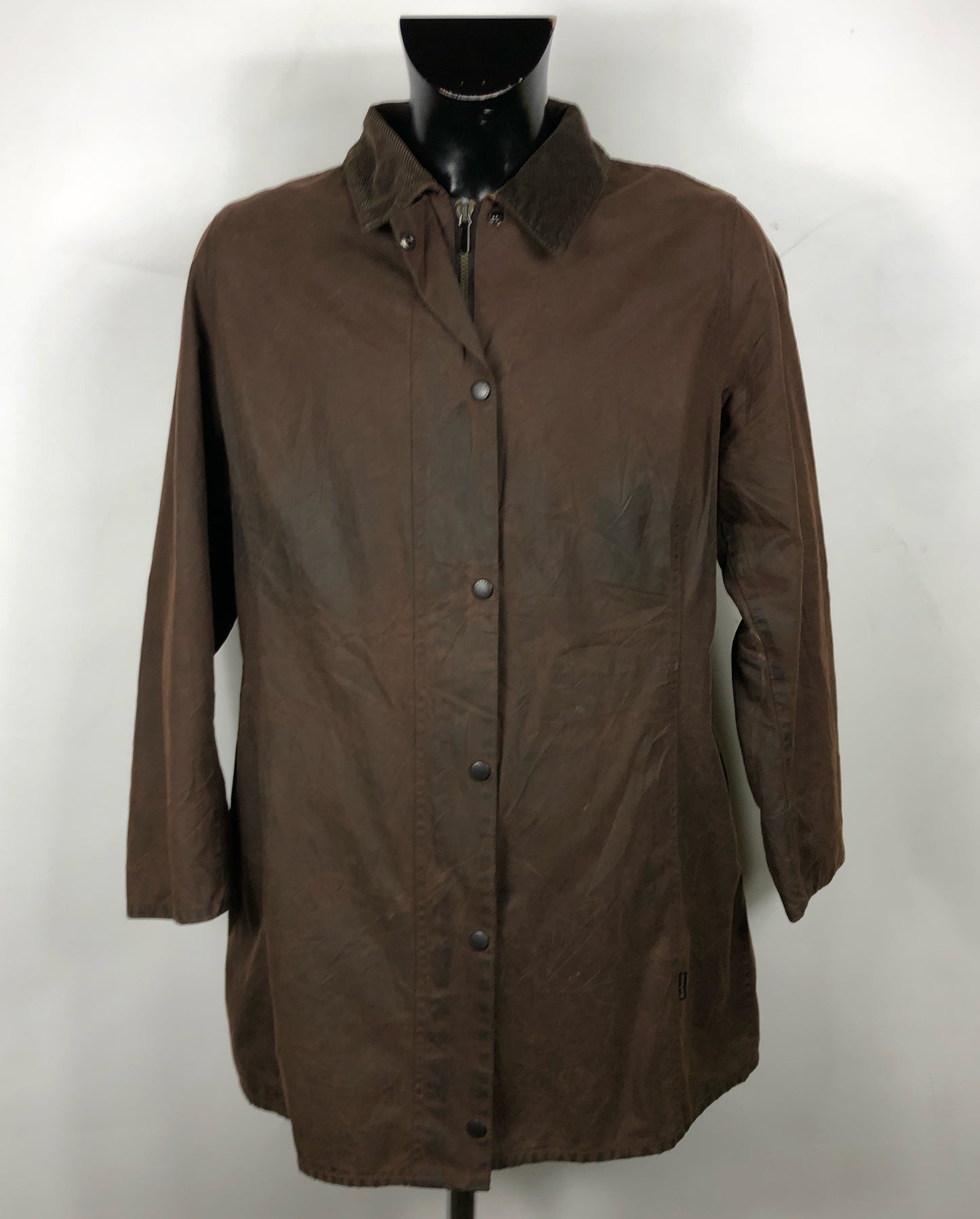 Giacca Barbour Marrone Newmarket UNISEX Tg.48 Brown Wax Jacket UK18