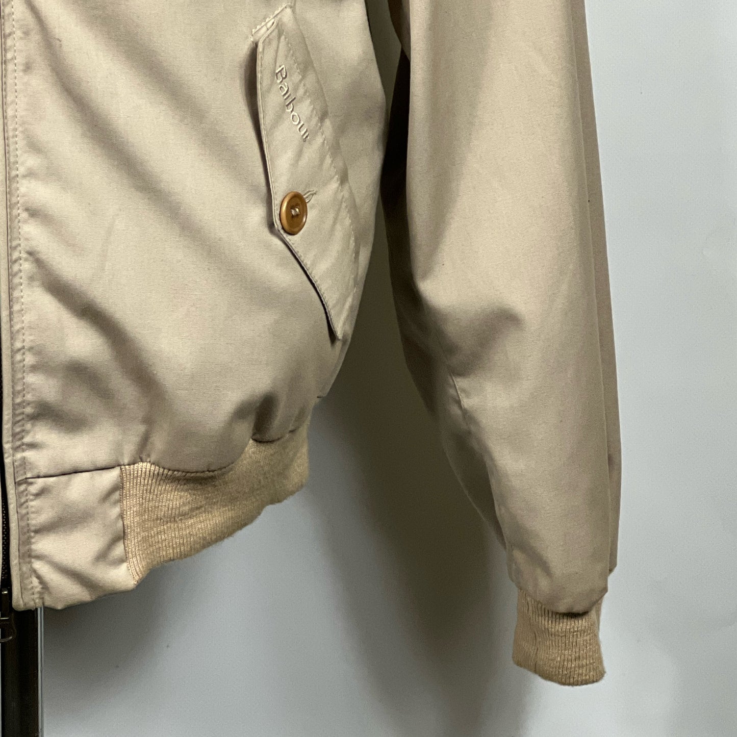 Giacca Barbour Beige corta cotone Medium - Beige Cotton Jacket Size Medium