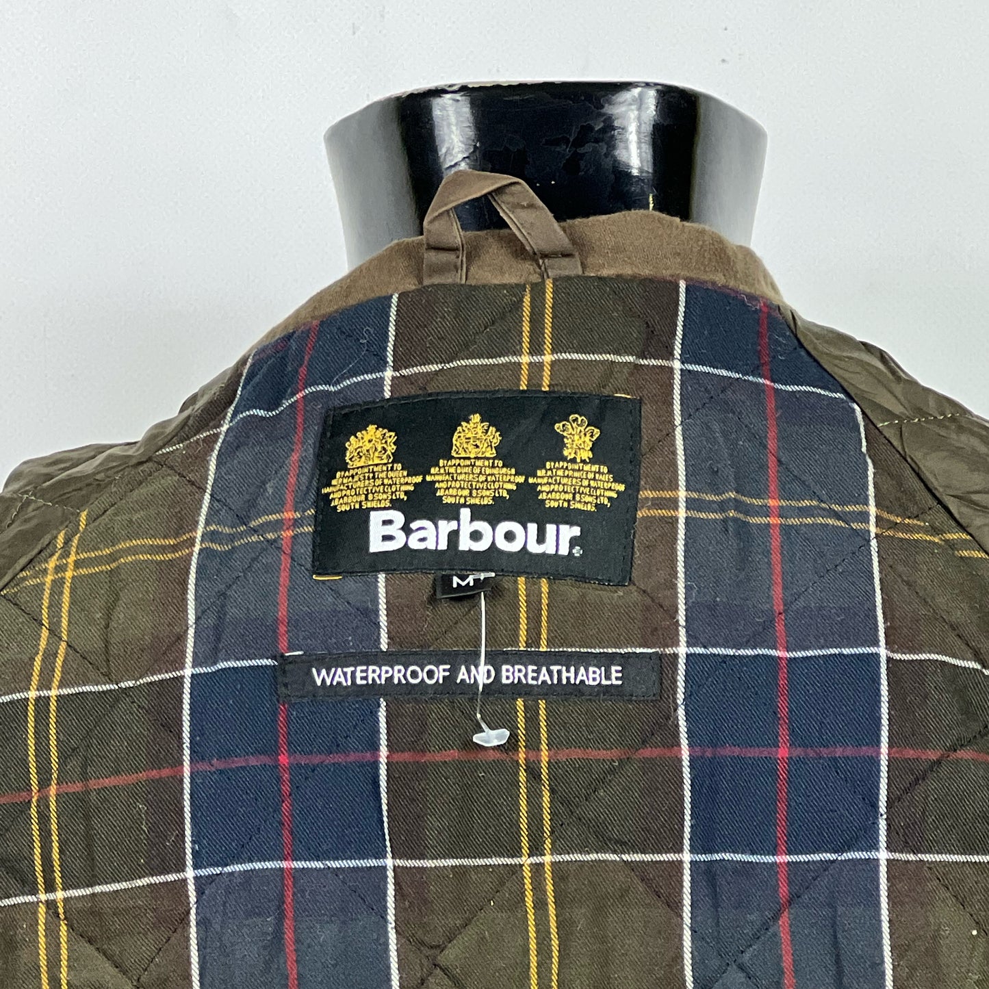 Giacca Barbour Parka Duracotton Marrone Medium - Brown Duracotton Parka Size M