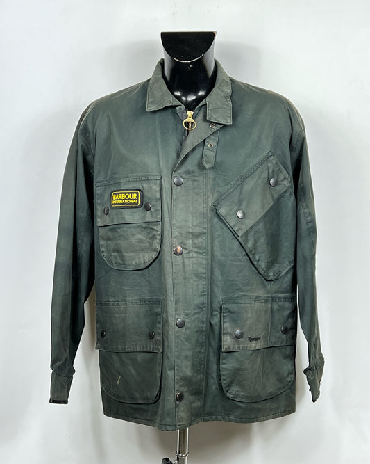 Giacca Barbour International Lightweight Nero 42 - Black International Jacket Large