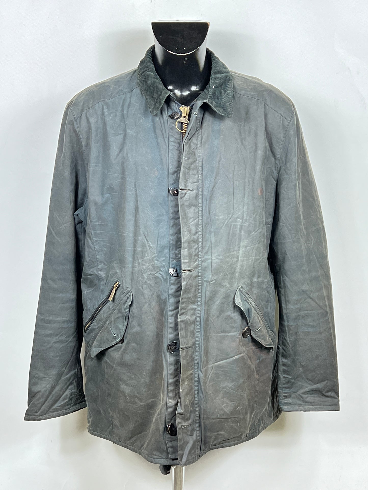 Giacca Barbour blu cerata uomo Carrbridge xxl -Navy Carrbridge Wax Jacket Size XXL