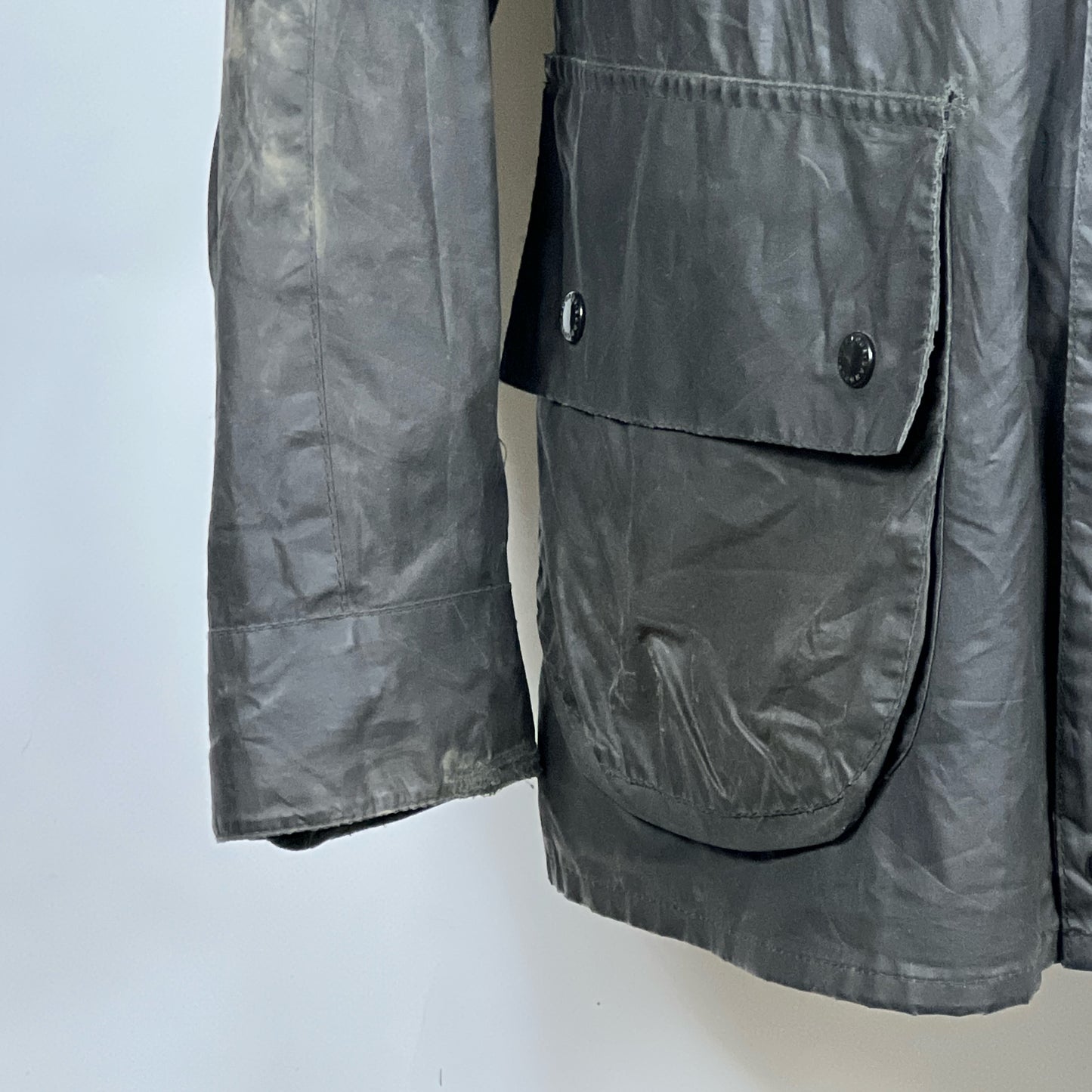 Giacca Barbour International Uomo Tourer nera cerata L - Man black motorcycle wax jacket size Large