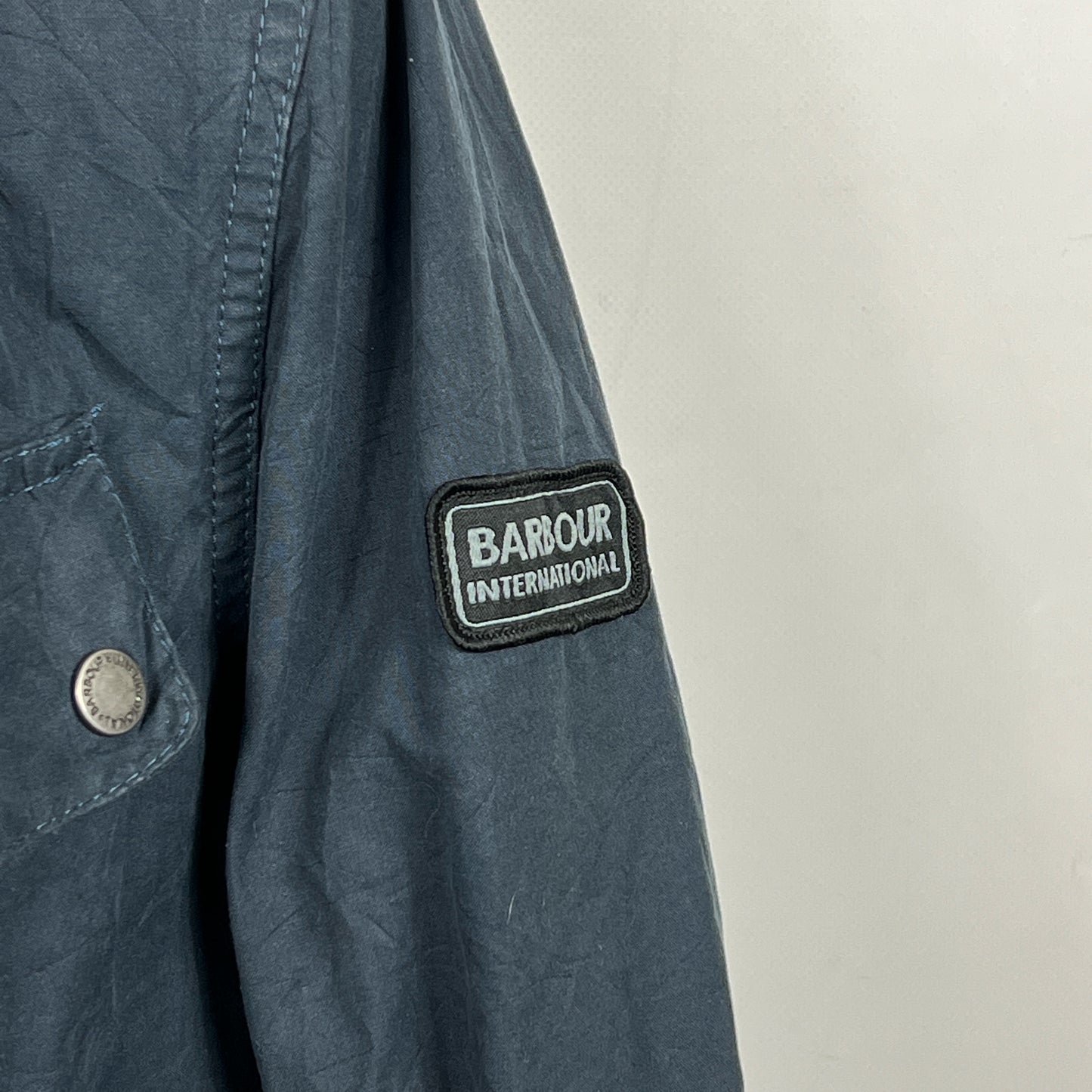 Giacca Barbour International leggero Blu XL  Man Navy Waterproof jacket size XL