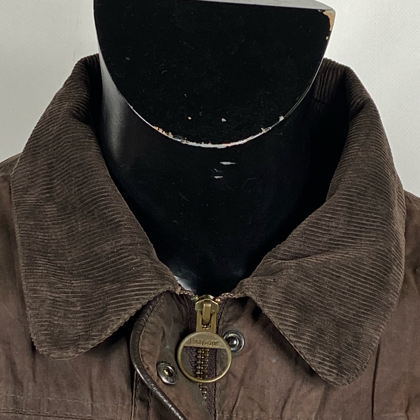 Giacca Barbour marrone da donna cerata UK18 -Explorer wax Jacket UK18 Size L