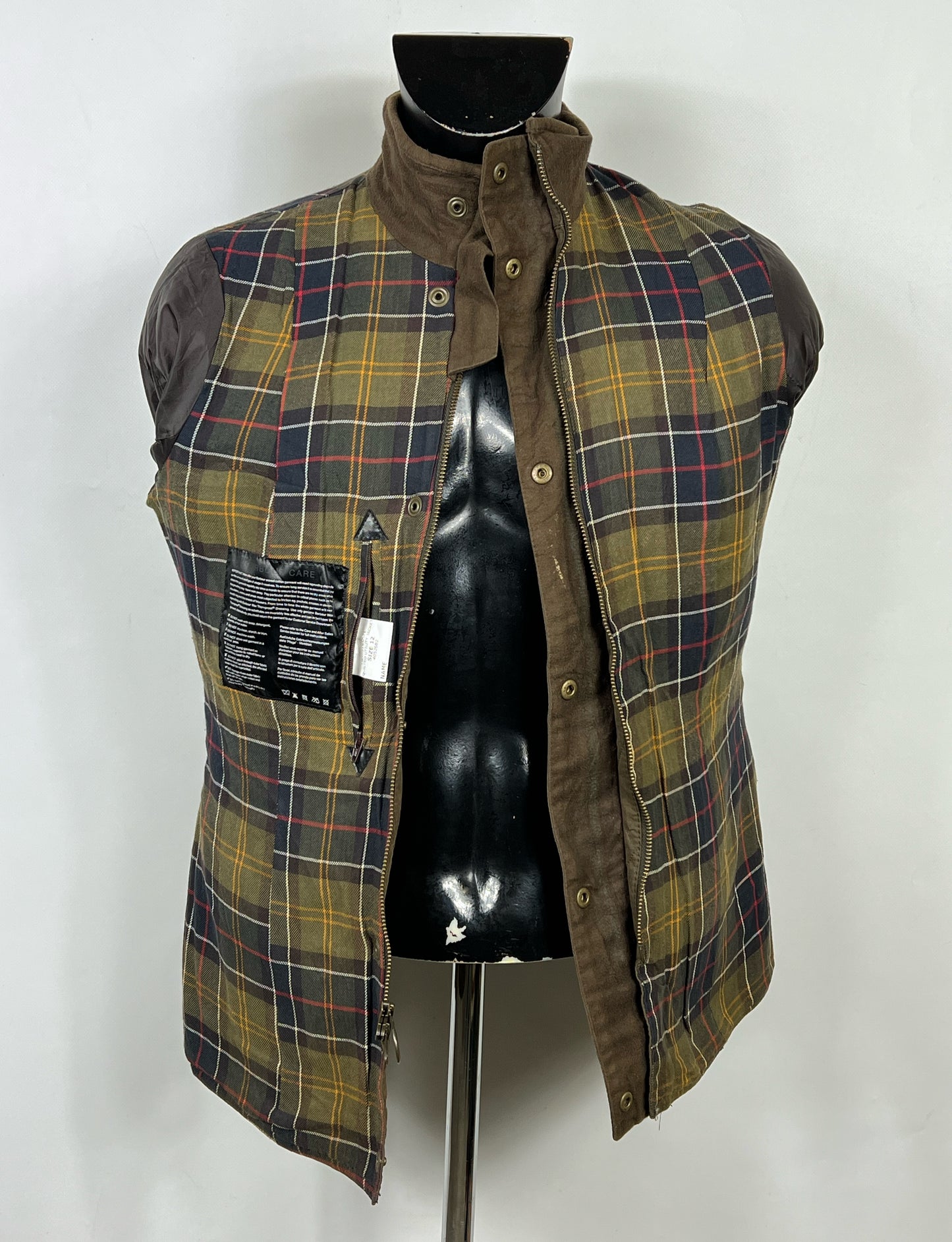 Giacca Barbour donna corta oliva UK12 Medium New short utility jacket Olive Size 12