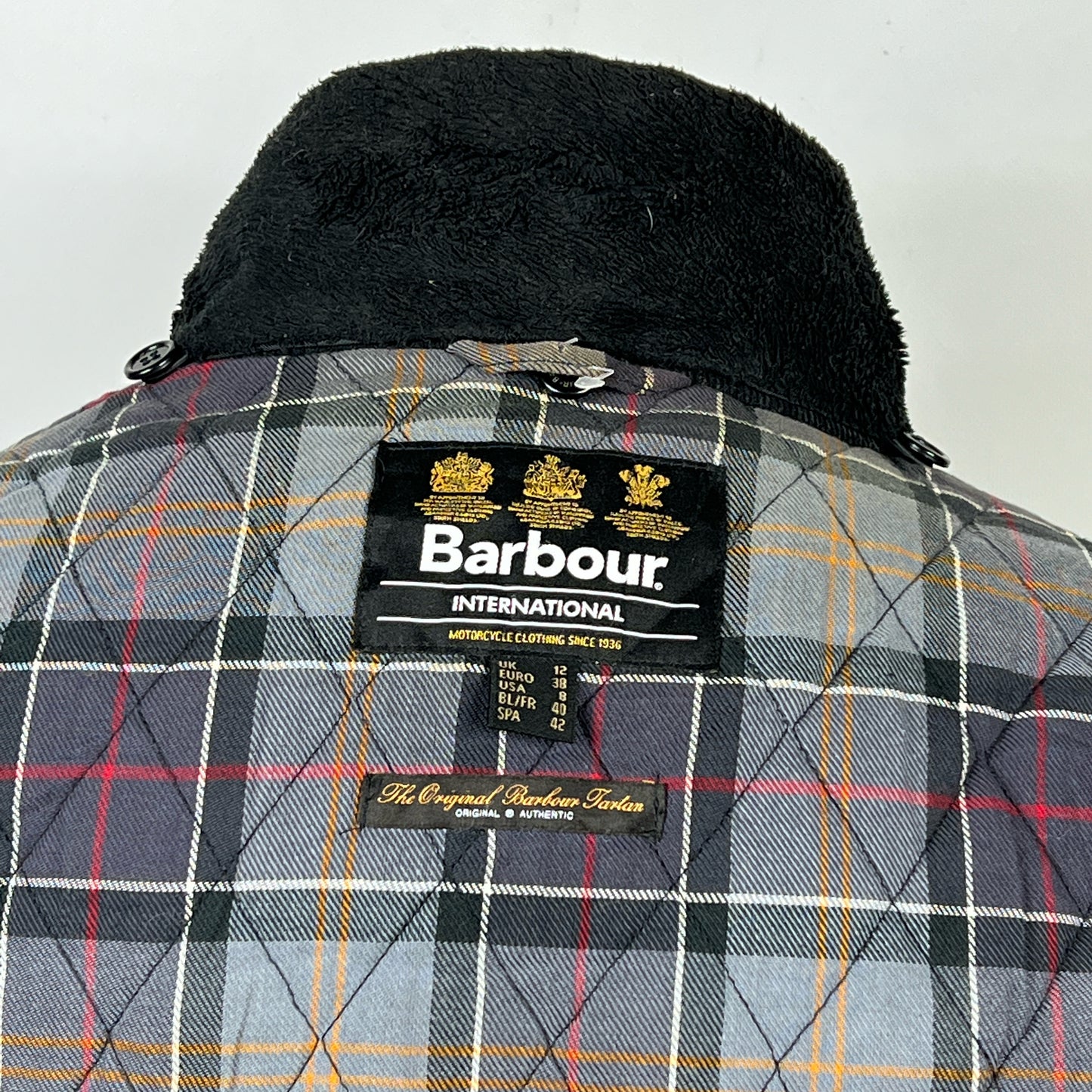 Giacca Barbour International Medium nero tg.42  -Lady Rectifier Wax Jacket UK12