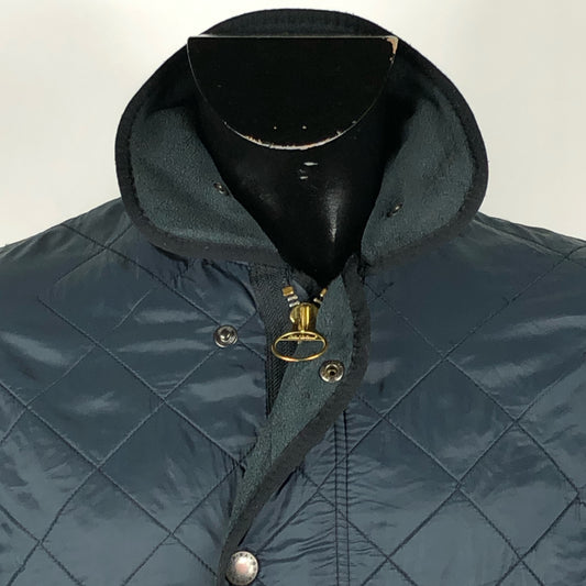 Giacca a vento trapuntata Barbour Blu Medium - Quilted Duracotton Navy Jacket Size M