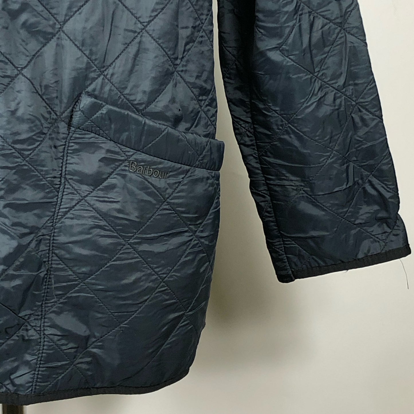 Giacca a vento trapuntata Barbour Blu Medium - Quilted Duracotton Navy Jacket Size M