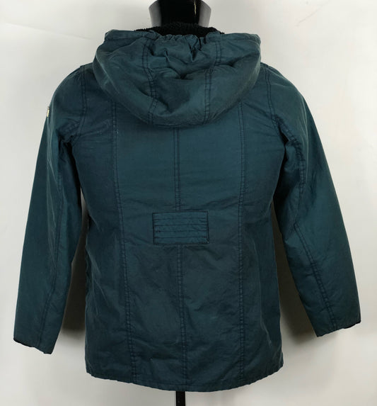 Giacca Barbour blu cerato bambino XL Waxed short Indigo Jacket size xl kid