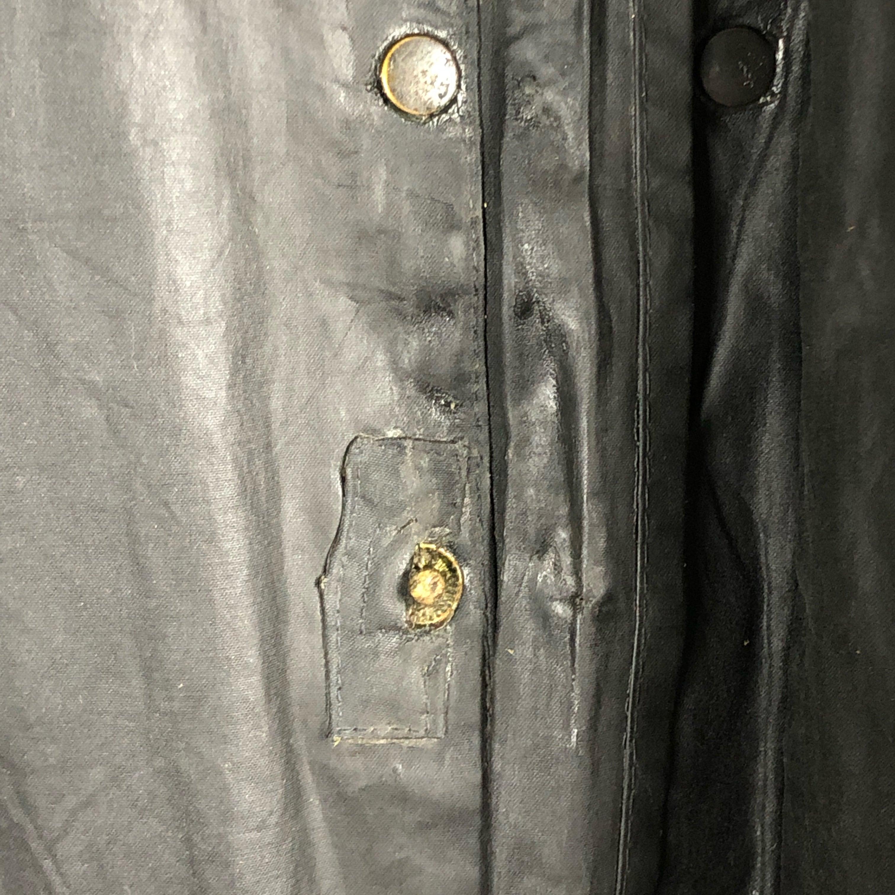 Giacca Barbour Border Blu Vintage Uomo C48/122cm Navy wax jacket