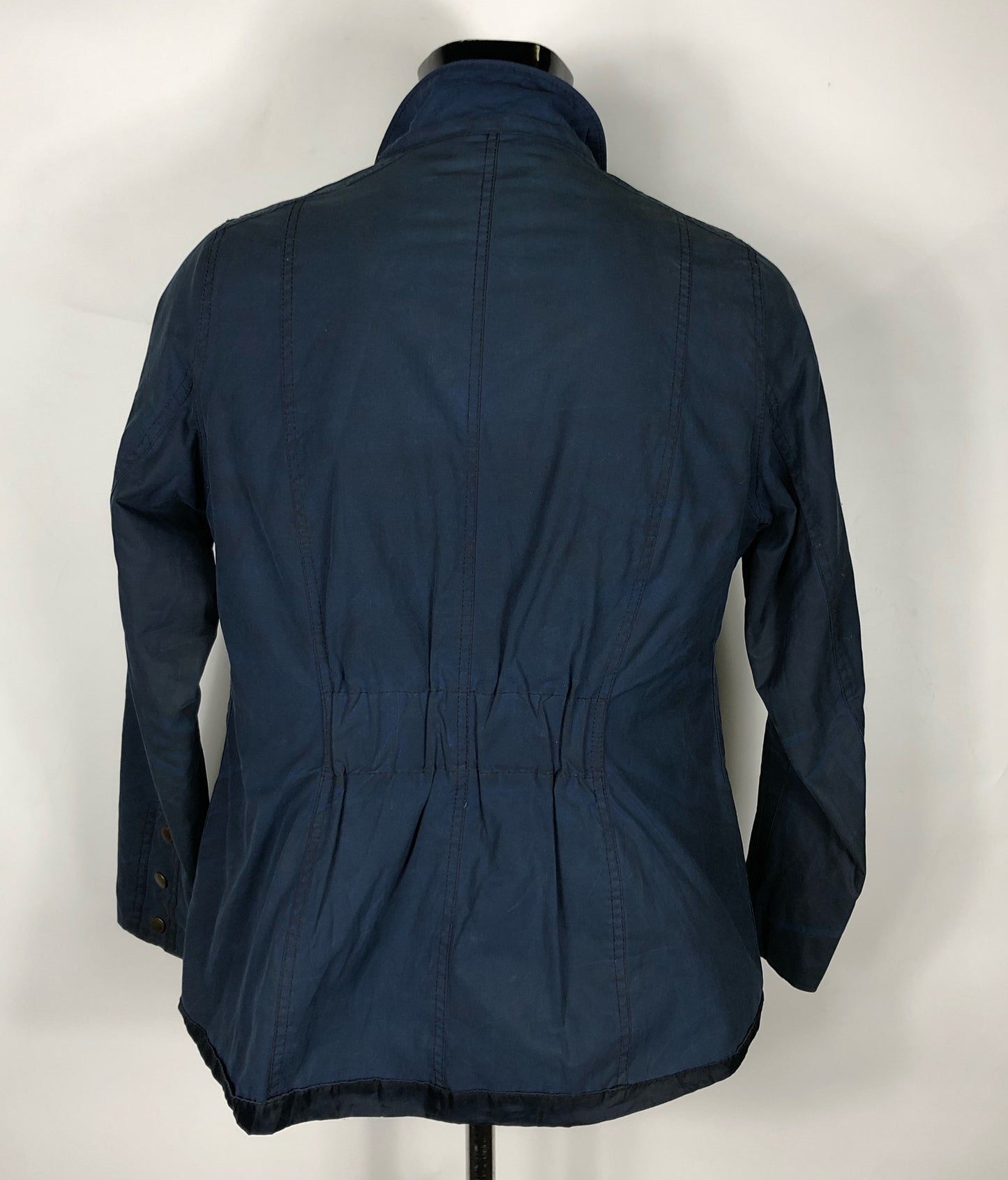 Giacca Barbour Donna Blu Cerata tg.46 Navy Winter Ferndown waxed jacket UK16