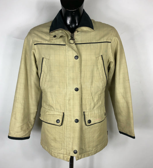 Barbour Giacca donna beige impermeabile Tg.38 Ladies Eventer Jacket Size UK8