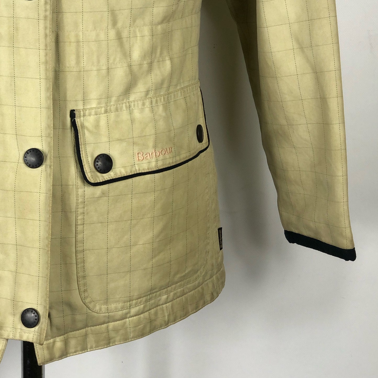 Barbour Giacca donna beige impermeabile Tg.38 Ladies Eventer Jacket Size UK8
