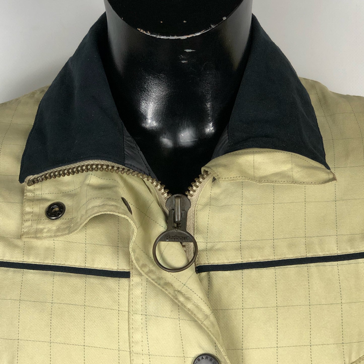 Barbour Giacca donna beige impermeabile Tg.38 Ladies Eventer Jacket Size UK8