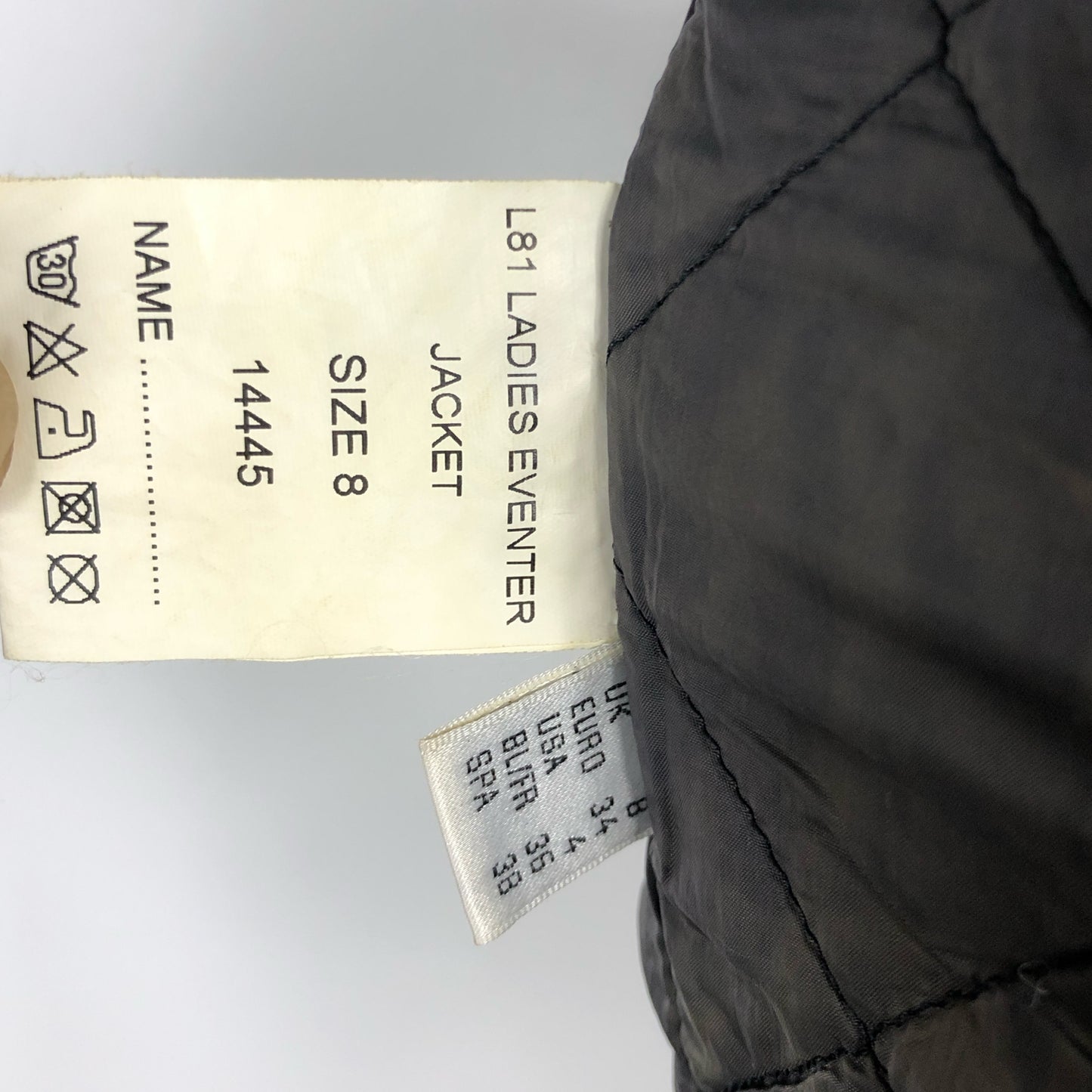 Barbour Giacca donna beige impermeabile Tg.38 Ladies Eventer Jacket Size UK8