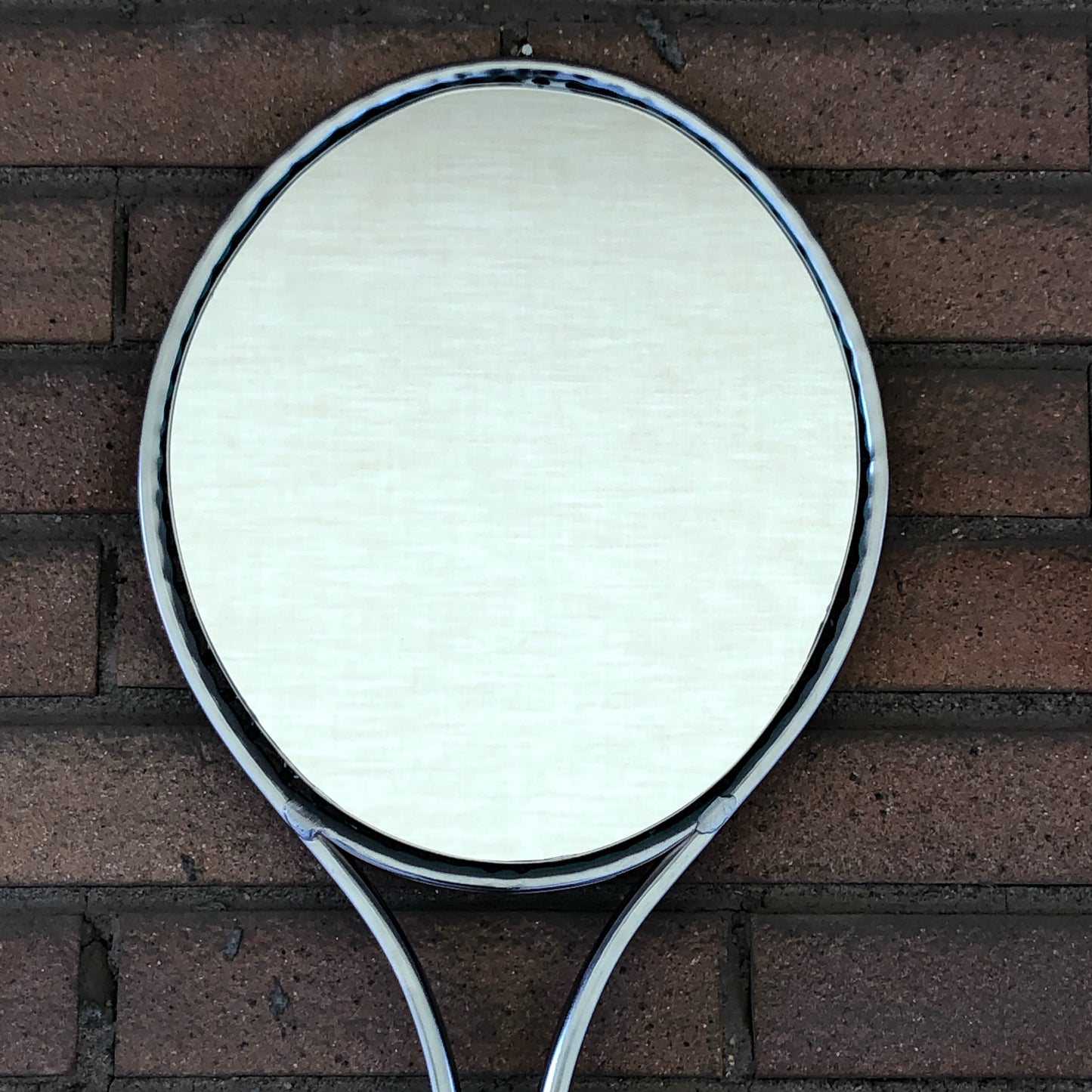 Racchetta da Tennis Vintage in acciaio trasformata a Specchio- Vintage mirror  Racket