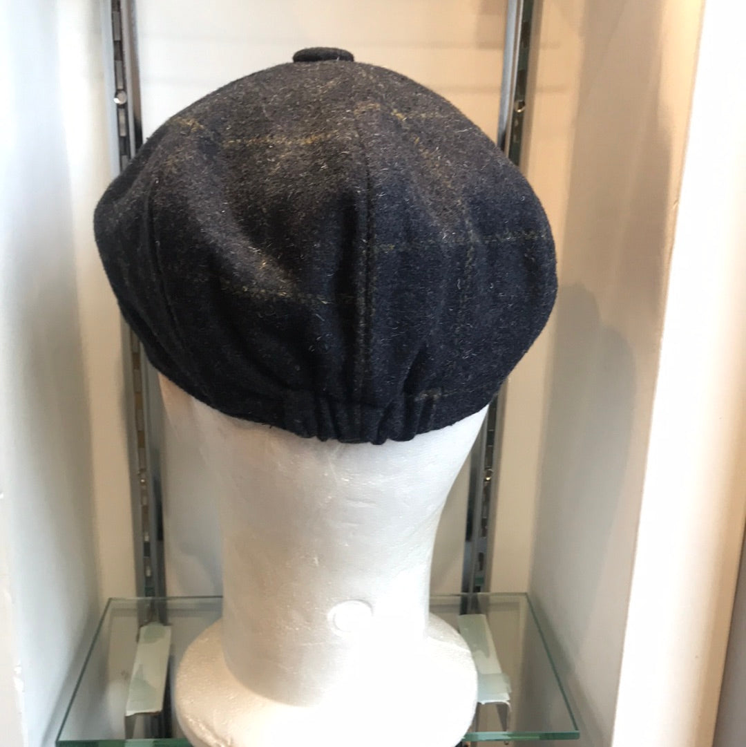 Coppola nuova inglese stile Peaky Blinders in tweed blu - Shop In London