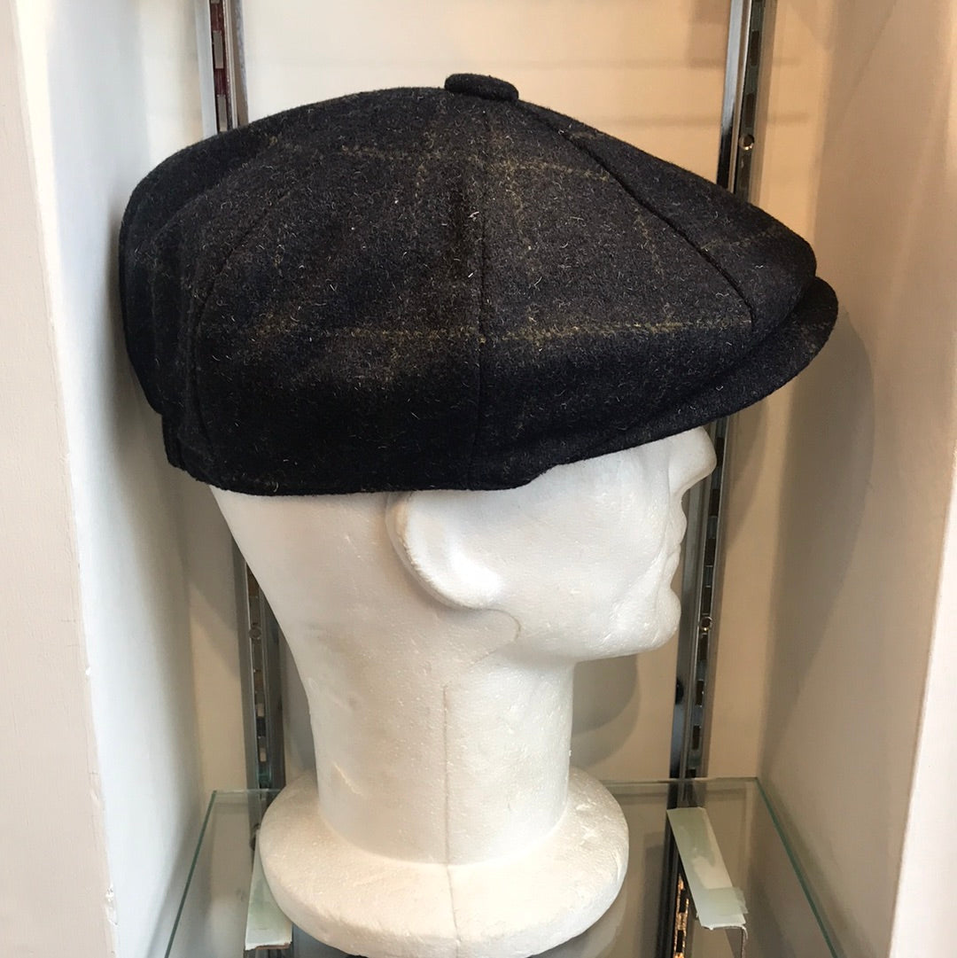 Coppola nuova inglese stile Peaky Blinders in tweed blu - Shop In London