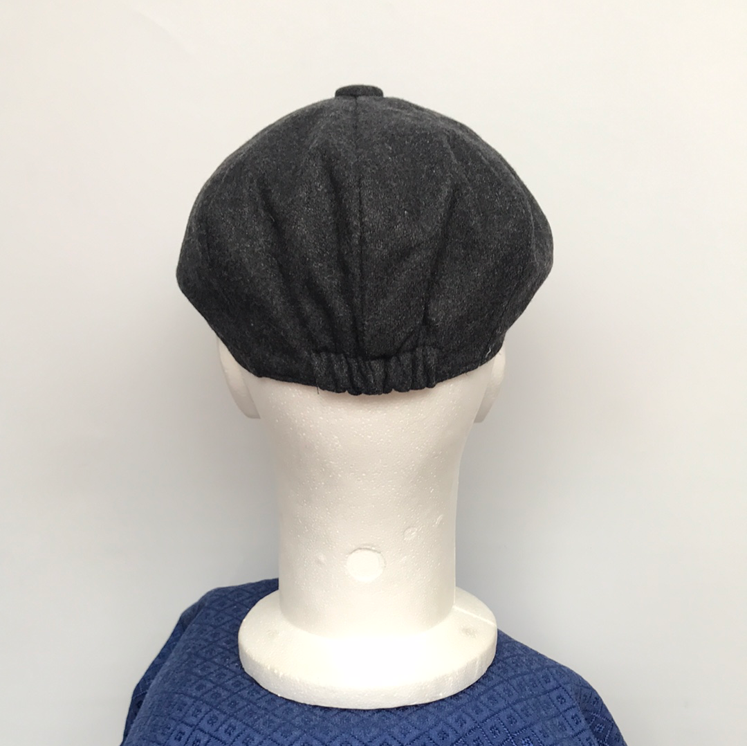 Coppola nuova in lana Peaky Blinders lana grigio scuro - Shop In London