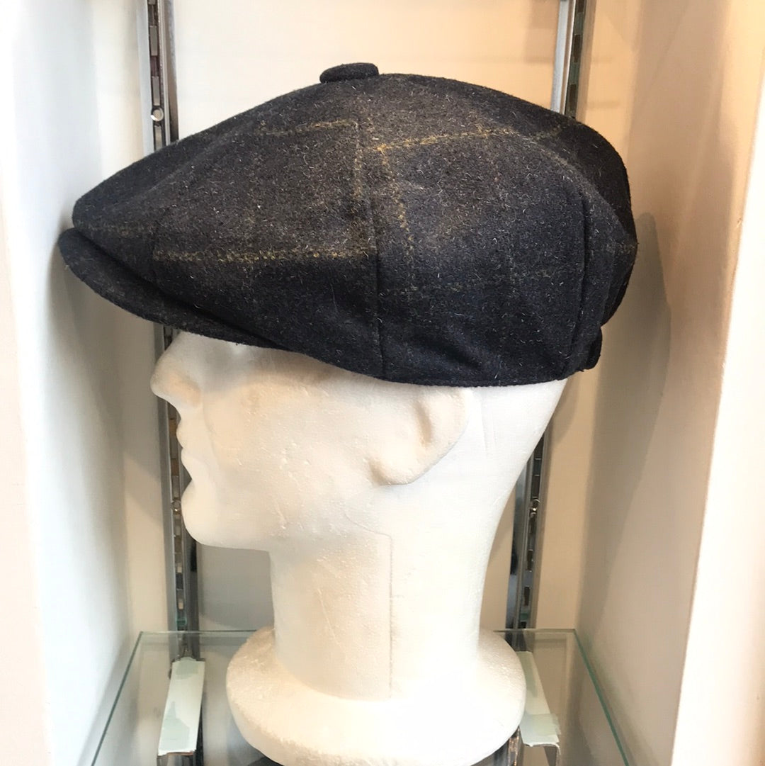 Coppola nuova inglese stile Peaky Blinders in tweed blu - Shop In London