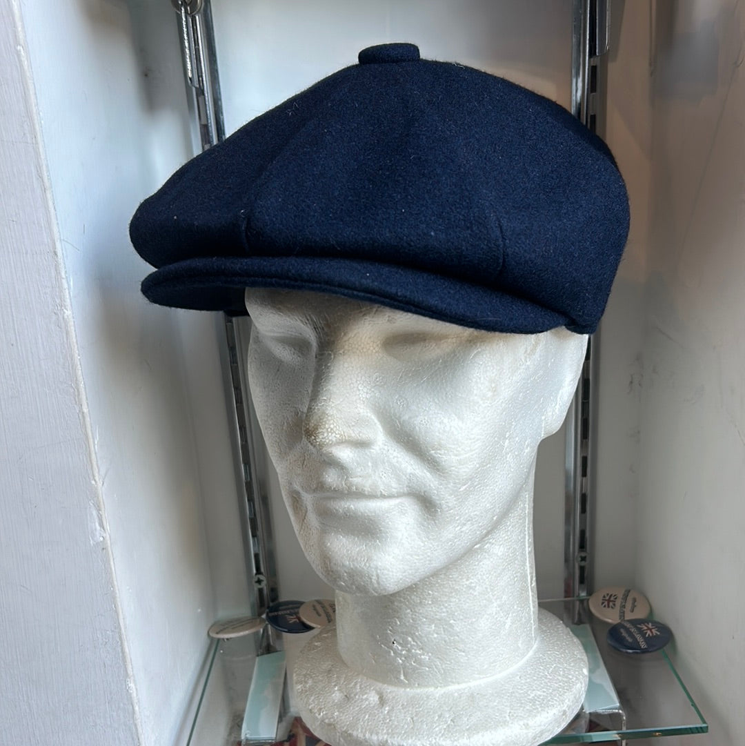 Coppola nuova inglese stile Peaky Blinders blu notte